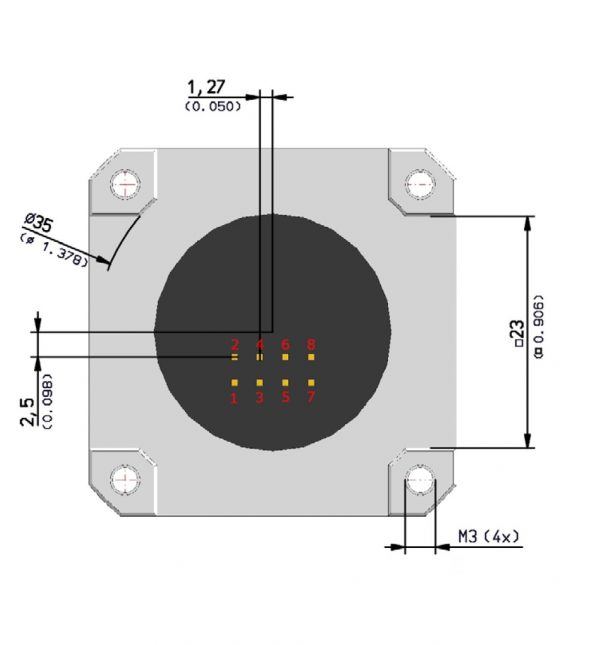 RJ45 Pin Header - Double Flange - Image 4